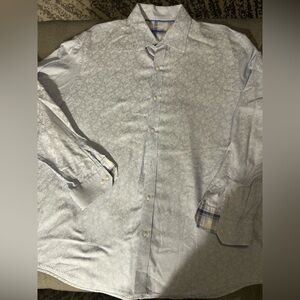 Tasso Elba Large Men's Long Sleeve Shirt. Size XXL -     18-18 1/2.